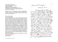 Anteprima di Lett. al dir. della casa di Londra per consigliargli di mandare D. Robin alla casa di Capetown, poiché D. Federer non può. Raccomanda di ricordare a D. Mc Carthy il voto di povertà. [Orig. con firma e nome destinatario aut.]
