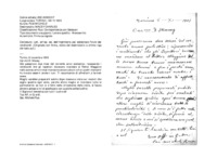 Anteprima di Lett. all'Isp. sal. dell'Inghilterra per sollecitare l'invio dei rendiconti. [Originale con firma, nome del destinatario e ultima riga del testo aut.]