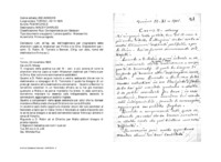 Anteprima di Lett. all'Isp. sal. dell'Inghilterra per ringraziarlo delle attenzioni usate ai missionari per l'India e la Cina. Disposizioni per i confr. D. Robin, D. Tomatis e Bannan. [Orig. con data, nome del destinatario e firma aut.]