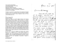 Anteprima di Lett. all'Isp. sal. dell'Inghilterra sulla questione se mandare o meno D. Flower G. in Giamaica, tenuto conto della sua malattia. Raccomanderà a D. Bertello la casa di Capetown. [Orig. con firma e nome del destinatario aut.]