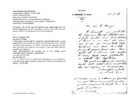 Anteprima di Lett. all'Isp. sal. dell'Inghilterra per assicurargli che il ch. Davide Stephenson gli sarà rimandato a Londra, una volta terminati gli studi a Roma. [Originale con firma e P.S. autografi.]