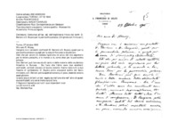 Anteprima di Comunica all'Isp. sal. dell'Inghilterra l'invio dei confr. D. Bertoni e D. Bujara per la parrocchia polacca. [Originale con firma aut.]