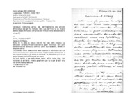 Anteprima di Comunica all'Isp. sal. dell'Inghilterra che scriverà all'individuo che gli ha indicato nella sua dell'11/2, la cui madre sembra essere ammalata. [Originale con firma e nome del destinatario autografi.]