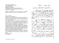 Anteprima di Raccomanda al Dir. della casa sal. di Capetown l'abbonamento alle Letture Cattoliche e la diffusione delle stesse.