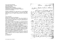 Anteprima di Raccomanda al Dir. della casa sal. di Londra Battersea l'abbonamento alle Letture Cattoliche e la diffusione delle stesse. [Orig. con firma aut. All. foglietto a stampa del piano di Associazione alle LC.]