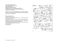 Anteprima di Lett. all'Isp. sal. dell'Inghilterra per ringraziarlo della sua del 3/2. Gli concede di tenere 90 sterline per far fronte ai suoi impegni. [Originale con firma autografa.]