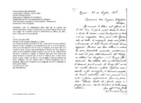 Anteprima di Lett. al vicedirettore della casa sal. di Londra per comunicare d'aver ricevuto l'offerta per la nuova chiesa di Roma e per una messa. Gli manderà qualcuno dall'America a dettare gli eserc. spirit. [Orig. con firma autografa]