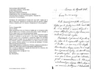 Anteprima di Gli raccomanda di trovare altri due confr. inglesi per la casa di Malta per rispettare la convenzione fatta col governo inglese. Unisce un biglietto per il ch. Goonan. [Originale con firma autografa.]