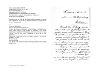 Anteprima di Lett. all' Isp. sal. dell'Inghilterra per chiedergli un parere sulla richiesta di D. O'Leary di andare missionario. [Originale con firma e P.S. autografi.]