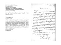 Anteprima di Raccomanda all'Isp. sal. dell'Inghilterra di leggere la circ. del vesc. di Portsmuth, specialmente il punto 7 che riguarda i teatri e l'uso della bicicletta. [Originale con firma, correzioni e nome destinatario autografi.]