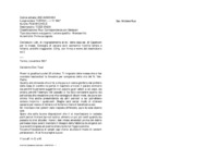 Anteprima di Lett. di ringraziamento al dir. della casa sal. di Capetown per le messe. Consiglia di cercare aiuti economici tramite lettere e lotterie, anziché viaggiando. [Orig. con firma e nome del destinatario aut.]