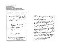 Anteprima di Lett. d'auguri per il dir. della casa sal. di Capetown. [Scritto dietro un pensiero di D. Bosco in copia litografata.]