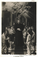 Anteprima di Cartolina postale di un quadro di S. Giovanni Bosco, nell'Istituto Salesiano di Gaeta.