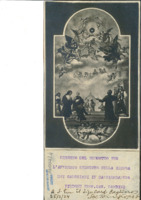 Anteprima di Stampa del disegno del progetto per l'affresco eseguito nella Chiesa dei Salesiani in Sampierdarena.