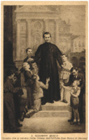 Anteprima di Cartolina del quadro di S. Giovanni Bosco che si venera nella Chiesa dell'Istituto D. Bosco di Verona.