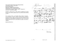 Anteprima di Comunica che il Comm. Bodio ha disponibili due posti annuali su ogni vettore: possono usufruirne, poiché si faccia domanda in tempo. (Sul retro elenca gli orari e i luoghi delle partenze.)