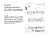 Anteprima di Ringrazia i confr. di Bernal per le lett. inviate e assicura preghiere perché perseverino nella vocazione e diventino un giorno degni figli di D. Bosco.