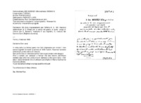 Anteprima di Ringraziamenti per le L. 100. Celebrerà la S. Messa per la salute del contepadre. Prega di dire che D. Barberis, mediante il suo biglietto, fu ricevuto dal contino Corci.