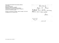 Anteprima di Avvisa dell'arrivo a Mâcon. (Testo francese - senza firma - all. copia.)