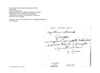Anteprima di Auguri di celesti benedizioni ai suoi due segretarii. (Scrive anche a D. Balestra G.)