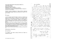 Anteprima di Assicura le preghiere di D. Bosco, affinché il Signore gli indichi la strada da seguire. Saluti al suo direttore e a D. Borio E. (P.S. aut. di D.Rua.)