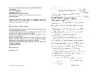 Anteprima di Ringrazia la Sig.ra Rigotti di Pressano (Verona) per ricevuta offerta di L.20, unendo copia di ringraziamento manoscritto di D.Bosco predisposto nel01.11.1886.