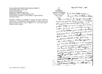 Anteprima di Informa la Contessa di Tournai che sono iniziate le trattative per la fondazione di opere salesiane in quella zona e che l'altare portatile donato aMons. Cagliero G. si trova nella Casa di Marsiglia (t.franc.)