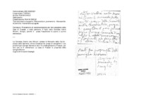 Anteprima di Promemoria di raccomandazione per fare accogliere nella Casa di Frascati, ametà pensione, il figlio della Contessa Valfrè Moroni, Giorgio, perchè vipossa frequentare la quinta elementare.
