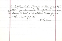 Anteprima di Nota aut. di D. Rua M. circa la Contessa Carlotta Callori, benefattrice delle opere di D. Bosco.