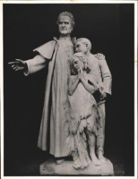 Anteprima di Foto del bozzetto in gesso del monumento a d. Bosco in Basilica di S. Pietro. Scultore Canonica Pietro. Bozzetto conserv. presso il Museo Canonica. Donata dalla ved. Canonica, Conservatrice del Museo. [Alleg. al A2510303].