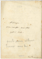 Anteprima di Versi poetici dedicati a Don Bosco per il suo Onomastico. -