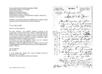 Anteprima di Gli comunica che deve far sapere l'età e il grado di studio dei giovani cheha raccomandato per nome di Don Bosco.