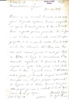 Anteprima di Tutti parlano bene del Collegio. Attende la visita di Don Bosco. Si raccomanda alle preghiere - Cfr. MB XIII, 688