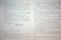 Anteprima di Le fa animo a vivere allegramente. Le predice lunga vita. Le annunzia chevenne firmato il contratto di Borgo S. Martino (Ms. di Don Berto) -