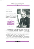 Anteprima di Lettera mortuaria di Mons. Giuseppe Borgatti
