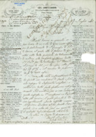 Anteprima di Sempre a proposito della stampa del Donato: concede lo sconto del 35% perla stampa di 2000 copie su carta migliore della precedente. (v. B5050307;in alto nota di D. Alasonatti.)
