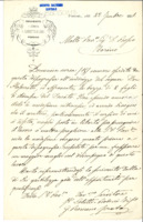 Anteprima di Gli chiede di rimandargli le bozze di stampa del Donato che ha dato a D. Alasonatti, per poter andare avanti con la ristampa.