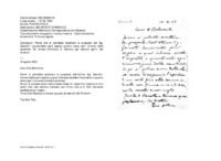 Anteprima di Pensa che si potrebbe accettare la proposta del Sig. Gainotti; converrebbe però sapere quanto costa ogni rinnovo della cambiale. Gli chiede d'invitareD. Baratta agli esercizi spirit. dei direttori.
