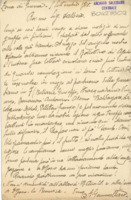 Anteprima di Chierico Salesiano in servizio militare. Gli dà notizie di alcuni Confratelli Siciliani militari, in numero di sette. Hanno ricevuto con soddisfazione il Bollettino Salesiano e l'ultima sua lettera. Soffrono freddo.