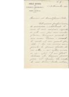 Anteprima di Lettera di condoglianze per la morte di D. Albera P., scritta dalla direttrice delle Figlie di Maria Ausiliatrice dell'Asilo Savoia di Roma. Inviaparole di conforto per il profondo dolore.