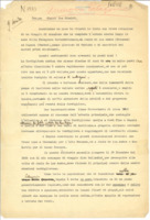 Anteprima di Relazione di D. De Agostini A. al Rett.M.SDB sul viaggio di missione lungo le Ande della Patagonia Settentrionale, da Junin de los Andes (Neuquen) ad Esguel (Chubut). [Testo DT con correz. e firma autografe. Dataz. presunta].