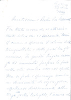 Anteprima di Lettera di Signore, che espone alcune considerazioni sul desiderato ritorno della pace e sulla pratica delle virtù teologali, particolarmente della carità, nell'attuale periodo di dolore causato dagli avvenimenti di guerra.