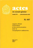 Anteprima di Actes du CG n.447 (2025)