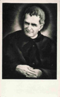 Anteprima di Ritratto di San Giovanni Bosco in preghiera con aureola