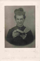 Anteprima di Ritratto di San Giovanni Bosco con berretta e libro