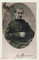 Anteprima di Ritratto fotografico di San Giovanni Bosco a mezzo busto con mani giunte
