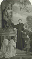 Anteprima di Don Bosco con i giovani e Maria Ausiliatrice (Crida)