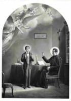 Anteprima di Priomo colloquio di Domencio Savio con Don Bosco (C. Morgari)