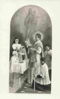 Anteprima di San Giovanni Bosco che celebra la Messa / S. Giovanni Bosco