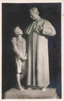 Anteprima di Monumento al Beato D. Bosco nel Collegio Salesiano di Lanzo Torinese